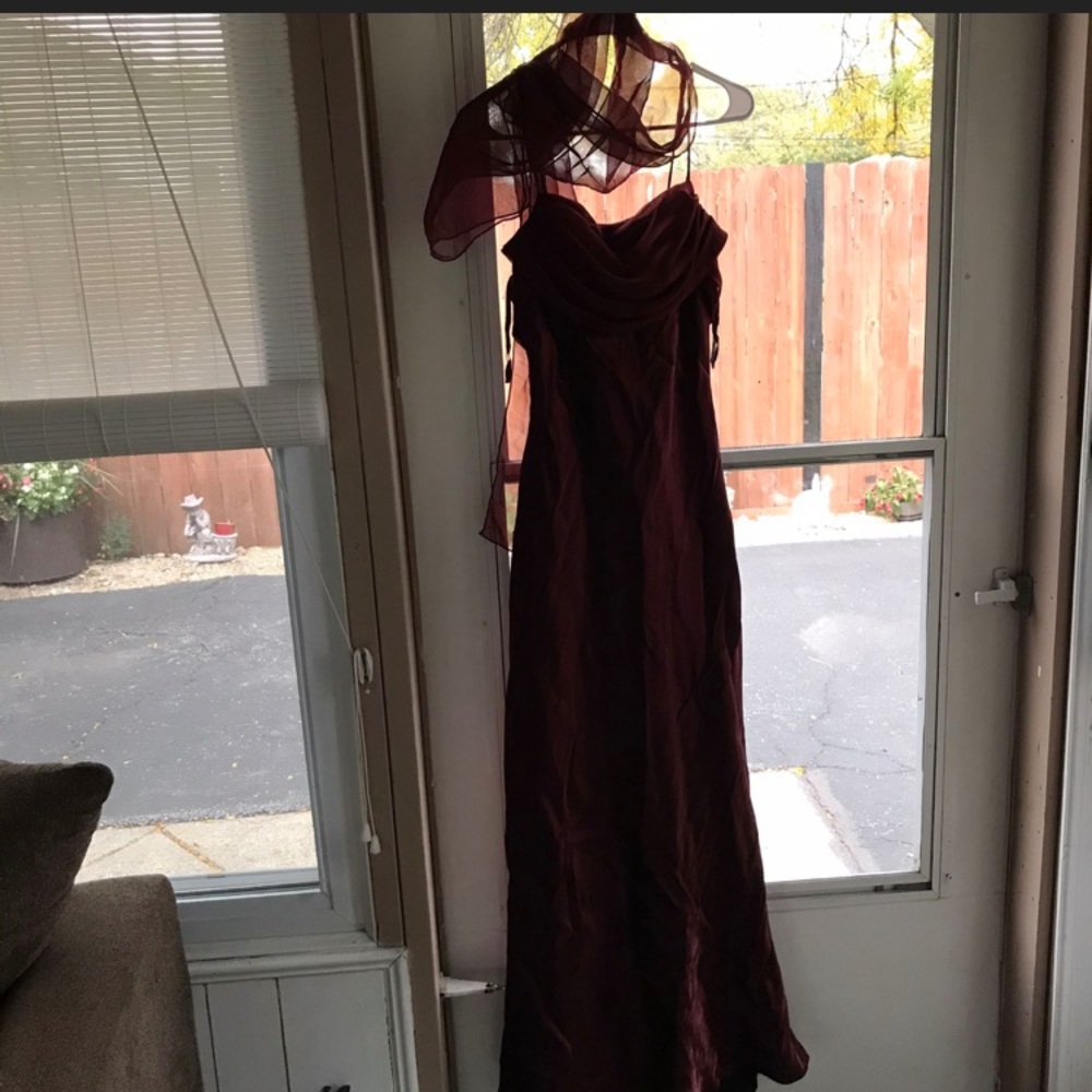 Burgundy Color Dress